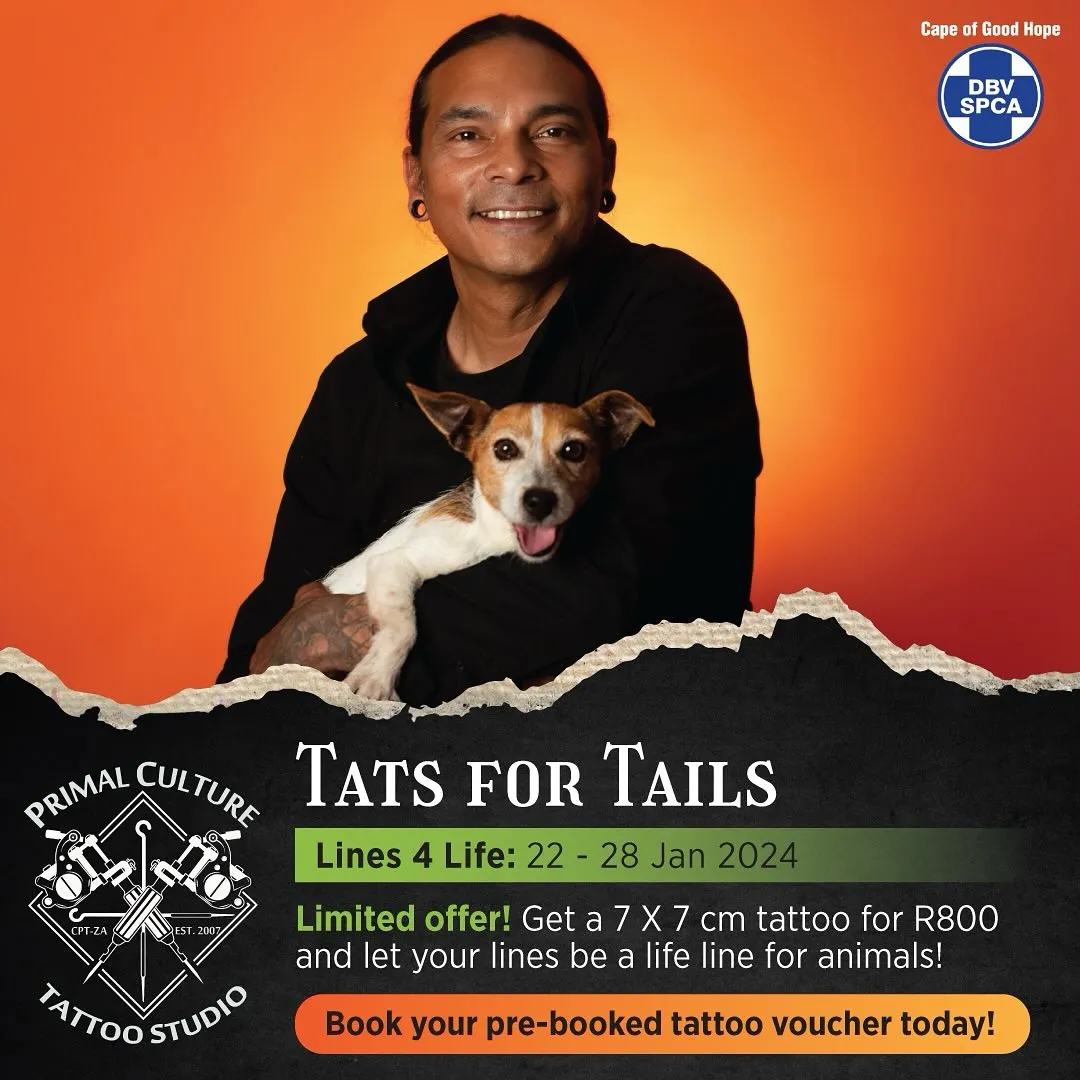 Primal Culture - SPCA + Clinton - Tats for tails