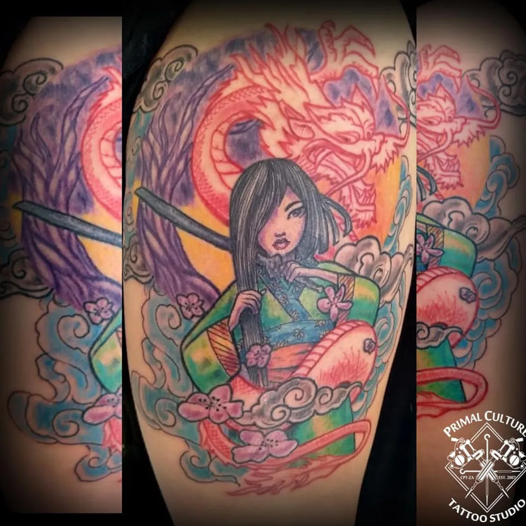 Primal Culture - Dragon + Geisha