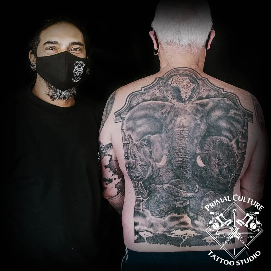 Primal Culture - Full back Tattoo